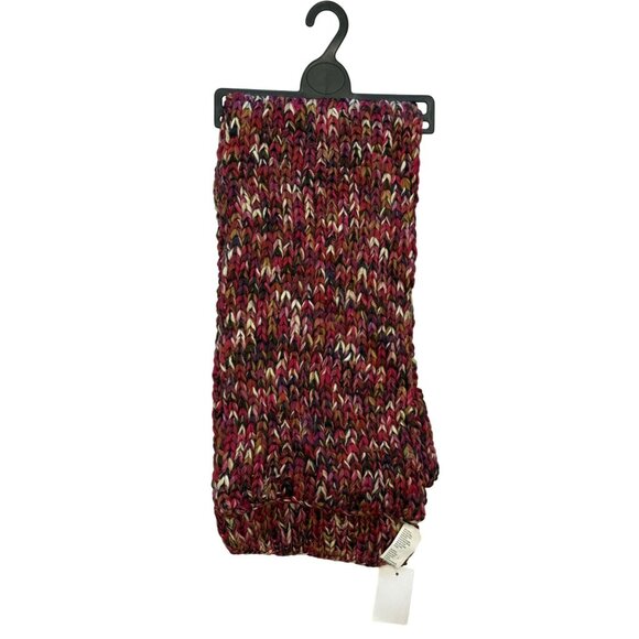 Multicolor Scarf Wrap One Size Acrylic Blend Warm Multicolor WOmen - Picture 4 of 6